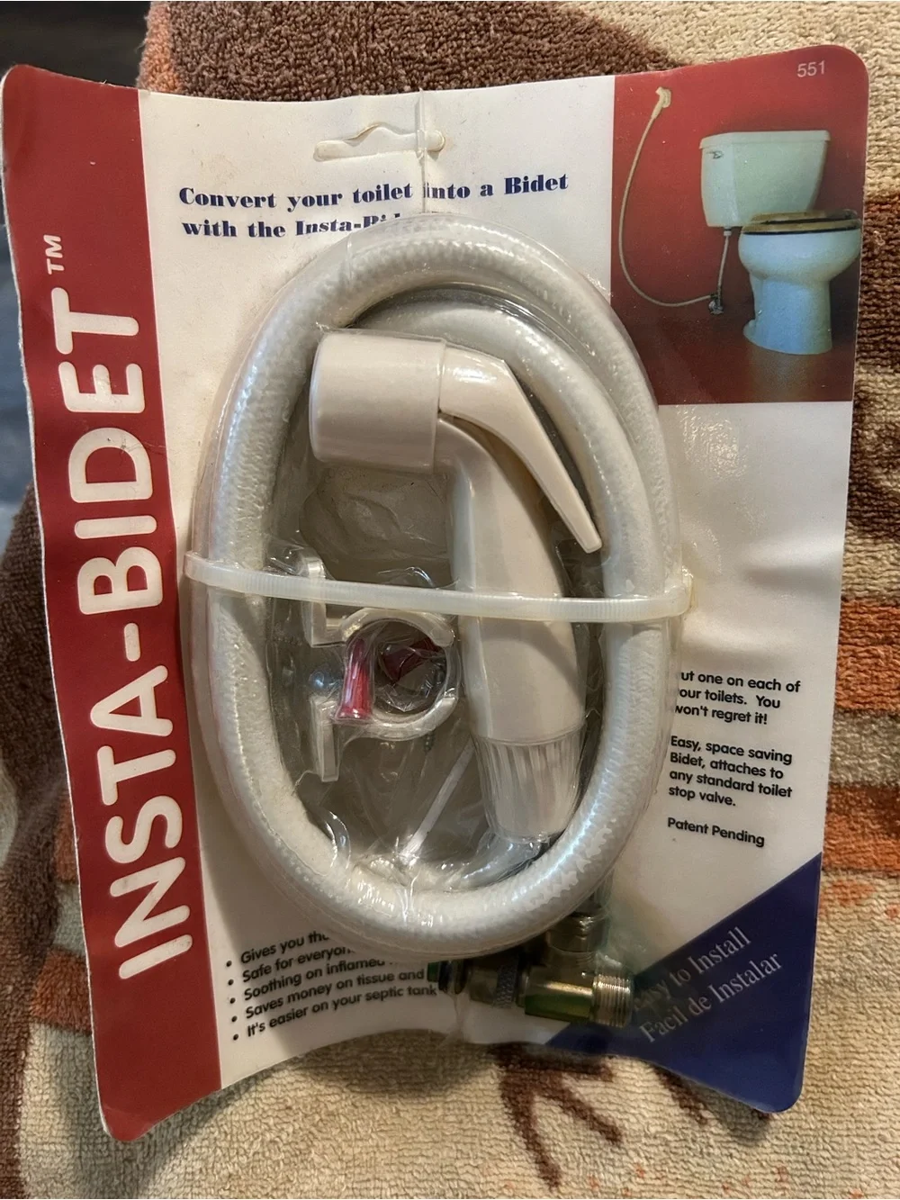 Sanitary Spray Hose / Handheld Bidet Diagram Print